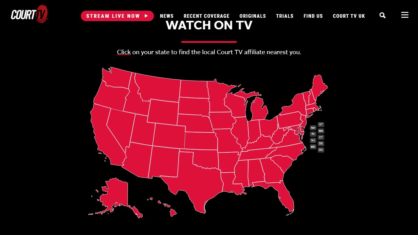 Where to Watch - Court TV
